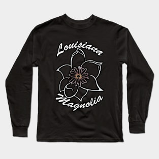 Louisiana - Magnolia Long Sleeve T-Shirt